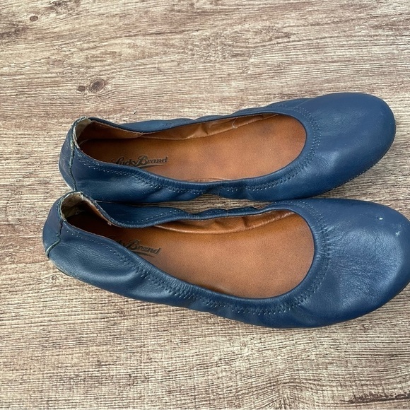 Lucky Brand Navy Blue Flats Size 9.5 - Picture 2 of 4
